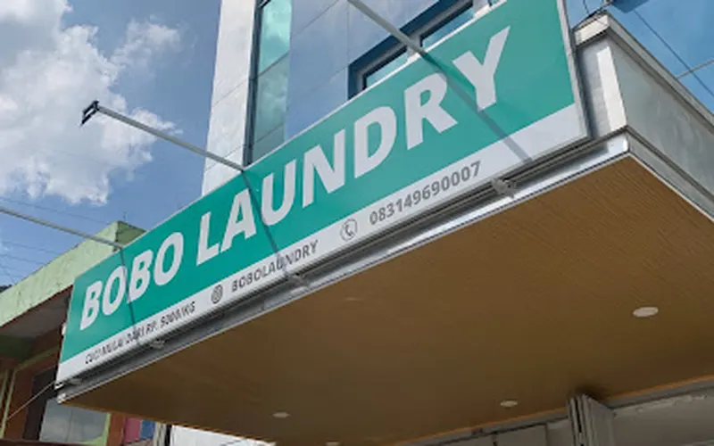 Tampak depan outlet BOBO Laundry Padayungan